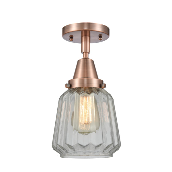 Innovations Lighting Chatham 1 Light 6" Flush Mount 447-1C-AC-G142