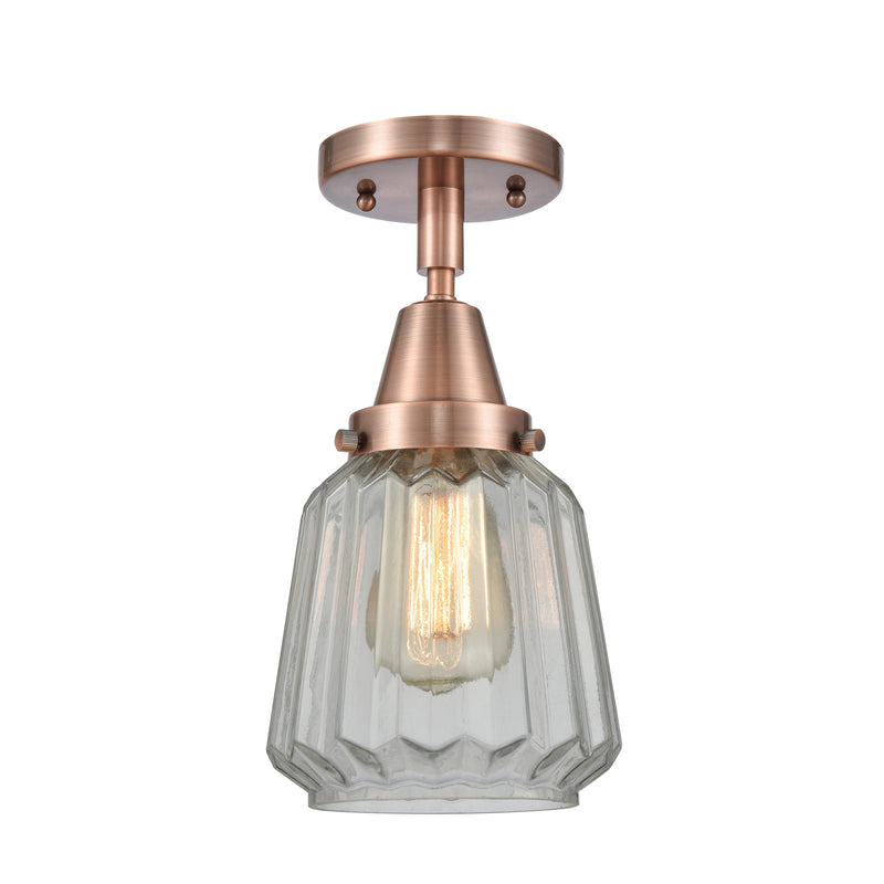 Innovations Lighting Chatham 1 Light 6" Flush Mount 447-1C-AC-G142