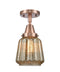Innovations Lighting Chatham 1 Light 6" Flush Mount 447-1C-AC-G146-LED