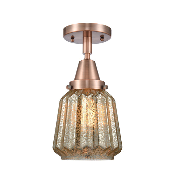 Innovations Lighting Chatham 1 Light 6" Flush Mount 447-1C-AC-G146