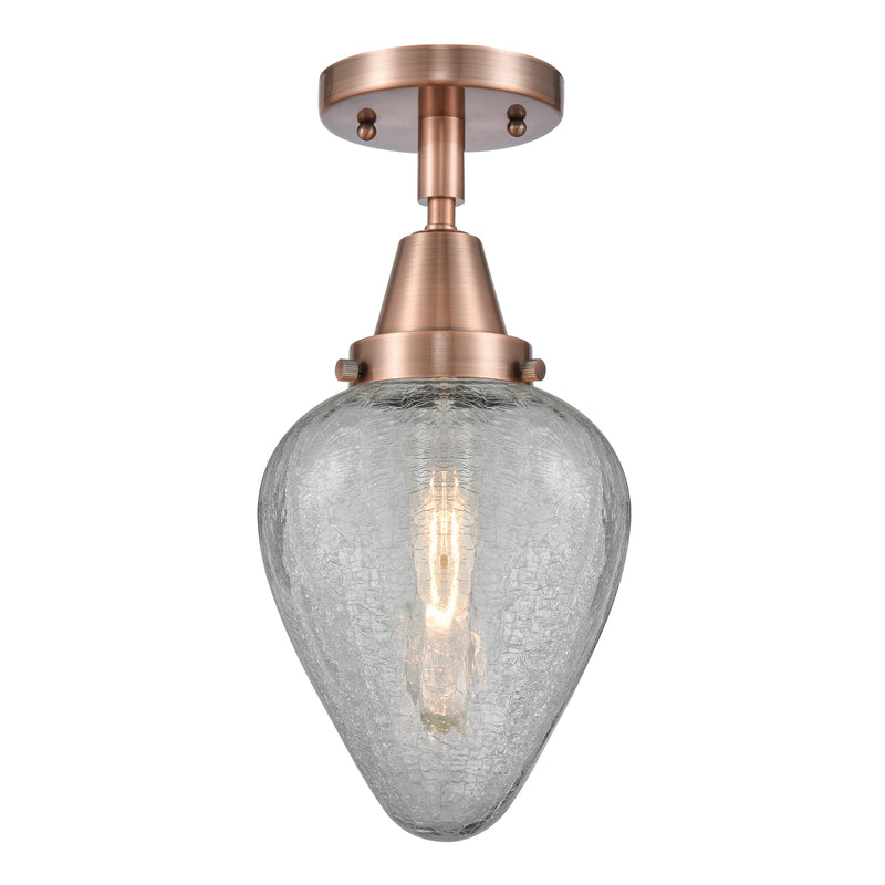 Innovations Lighting Geneseo 1 Light 6.5" Flush Mount 447-1C-AC-G165
