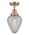 Innovations Lighting Geneseo 1 Light 6.5" Flush Mount 447-1C-AC-G165-LED
