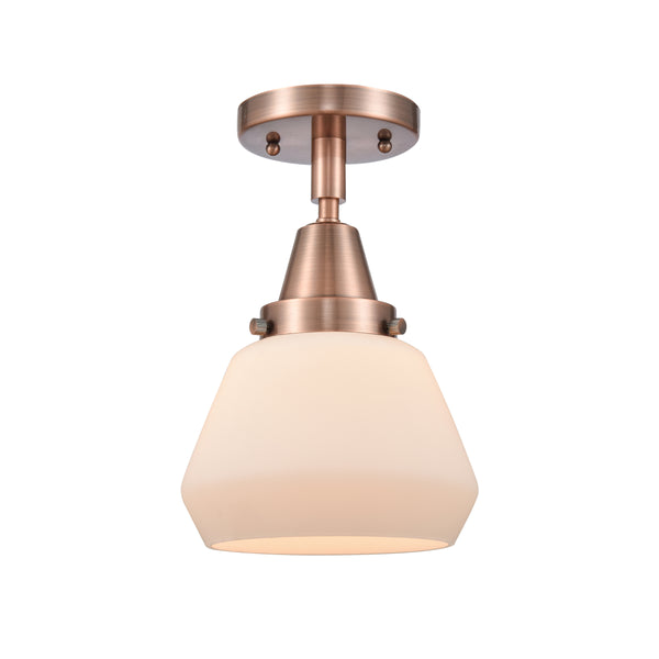 Innovations Lighting Fulton 1 Light 7" Flush Mount 447-1C-AC-G171