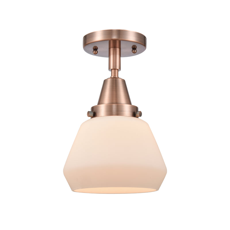 Innovations Lighting Fulton 1 Light 7" Flush Mount 447-1C-AC-G171