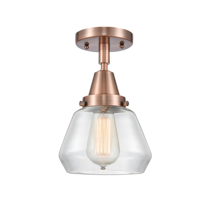Innovations Lighting Fulton 1 Light 7" Flush Mount 447-1C-AC-G172