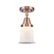 Innovations Lighting Small Canton 1 Light 6" Flush Mount 447-1C-AC-G181S