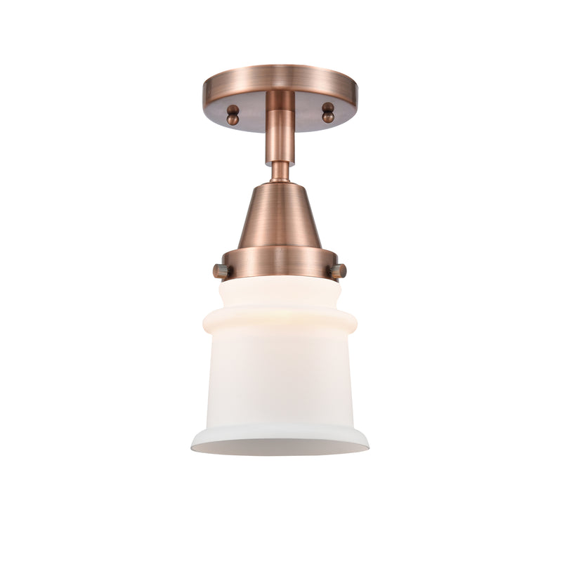 Innovations Lighting Small Canton 1 Light 6" Flush Mount 447-1C-AC-G181S