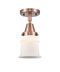 Innovations Lighting Small Canton 1 Light 6" Flush Mount 447-1C-AC-G181S-LED