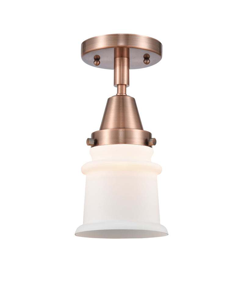 Innovations Lighting Small Canton 1 Light 6" Flush Mount 447-1C-AC-G181S-LED