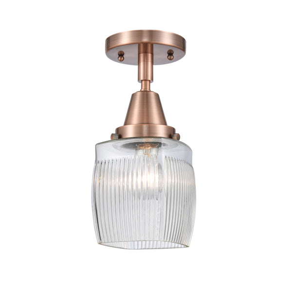 Innovations Lighting Colton 1 Light 5.5" Flush Mount 447-1C-AC-G302
