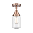 Innovations Lighting Dover 1 Light 4.5" Flush Mount 447-1C-AC-G314
