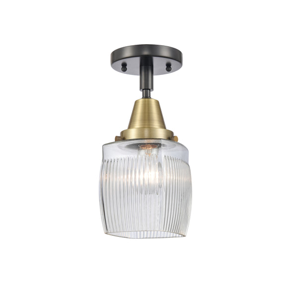 Innovations Lighting Colton 1 Light 5.5" Flush Mount 447-1C-BAB-G302