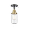 Innovations Lighting Dover 1 Light 4.5" Flush Mount 447-1C-BAB-G314