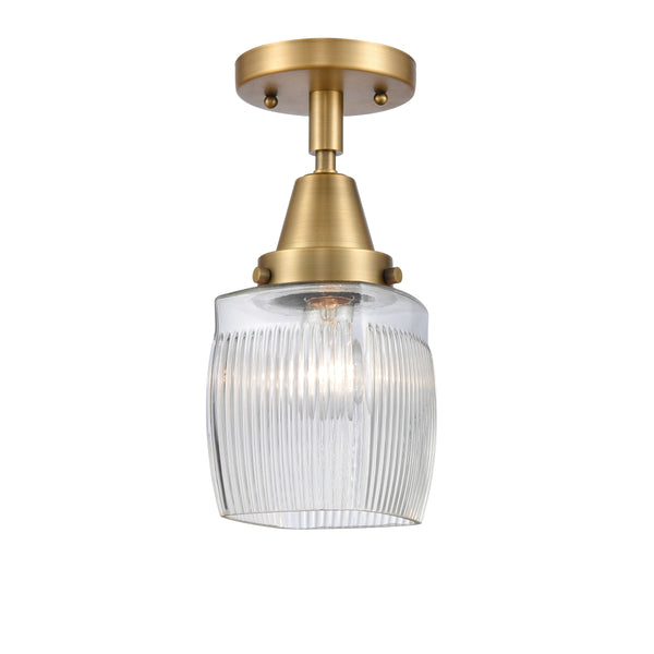 Innovations Lighting Colton 1 Light 5.5" Flush Mount 447-1C-BB-G302