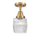 Innovations Lighting Colton 1 Light 5.5" Flush Mount 447-1C-BB-G302