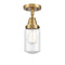 Innovations Lighting Dover 1 Light 4.5" Flush Mount 447-1C-BB-G314