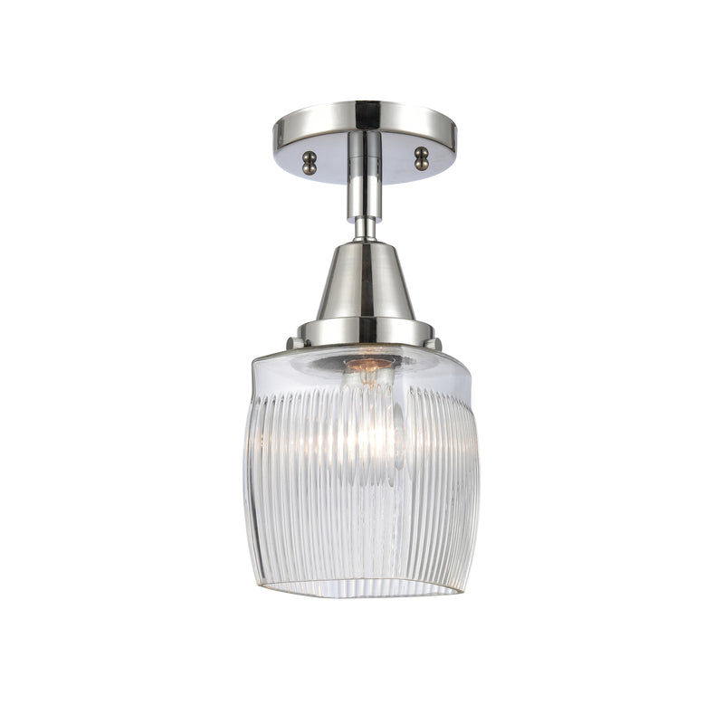 Innovations Lighting Colton 1 Light 5.5" Flush Mount 447-1C-PC-G302