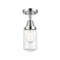 Dover Flush Mount shown in the Polished Chrome finish with a Clear shade