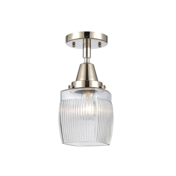 Innovations Lighting Colton 1 Light 5.5" Flush Mount 447-1C-PN-G302