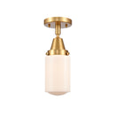 Innovations Lighting Dover 1 Light 4.5" Flush Mount 447-1C-SG-G311