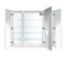 Krugg Svange 48" X 42" LED Medicine Cabinet with Dimmer and Defogger SVANGE4842LRR