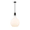 Amherst Pendant shown in the Matte Black finish with a Matte White shade