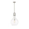 Amherst Pendant shown in the Brushed Satin Nickel finish with a Clear shade