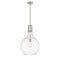 Amherst Pendant shown in the Brushed Satin Nickel finish with a Clear shade
