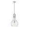 Amherst Mini Pendant shown in the Brushed Satin Nickel finish with a Seedy shade