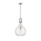 Amherst Pendant shown in the Brushed Satin Nickel finish with a Seedy shade