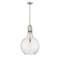 Amherst Pendant shown in the Brushed Satin Nickel finish with a Seedy shade