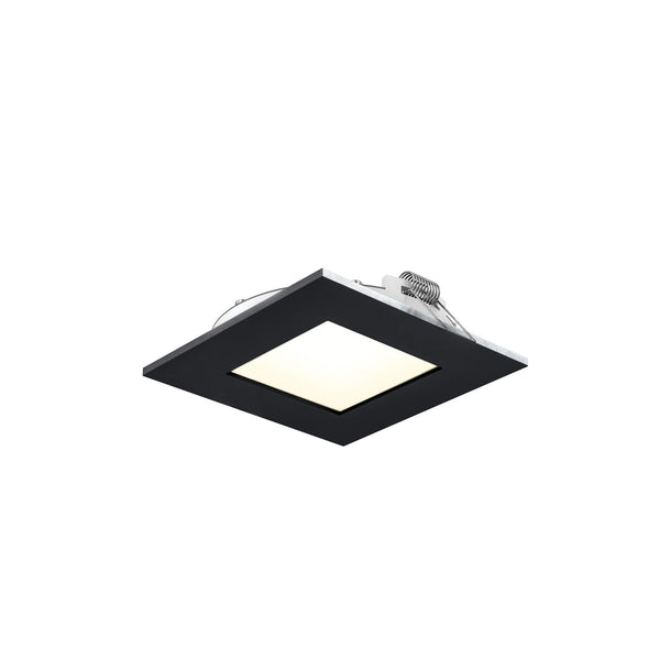 Dals Lighting 4" Square CCT LED Recessed Panel Light 5004SQ-CC-BK