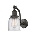 Innovations Lighting Small Bell 1-100 watt 5 inch Oil Rubbed Bronze Sconce  Clear glass   180 Degree Adjustable Swivels 5151WOBG52