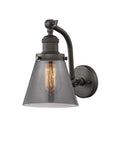 Innovations Lighting Small Cone 1-100 watt 6.5 inch Oil Rubbed Bronze Sconce Smoked glass  180 Degree Adjustable Swivels 5151WOBG63