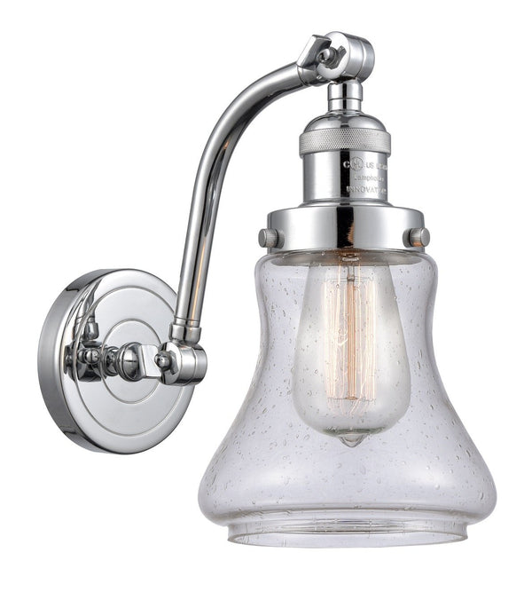 Innovations Lighting Bellmont 1-100 watt 6.5 inch Polished Chrome Sconce  Seedy glass   180 Degree Adjustable Swivels 5151WPCG194