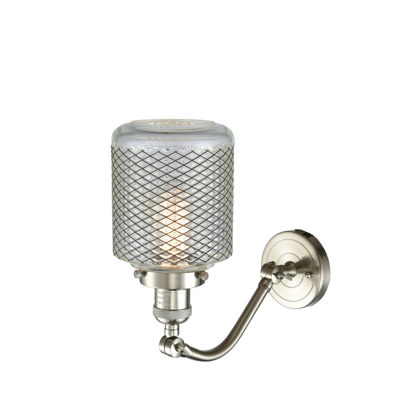 Innovations Lighting Stanton 1 Light Sconce Part Of The Franklin Restoration Collection 515-1W-SN-G262