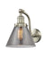 Innovations Lighting Large Cone 1-100 watt 8 inch Brushed Satin Nickel Sconce Smoked Glass  180 Degree Adjustable Swivels 5151WSNG43