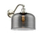 Bell Sconce shown in the Brushed Satin Nickel finish with a Plated Smoke shade