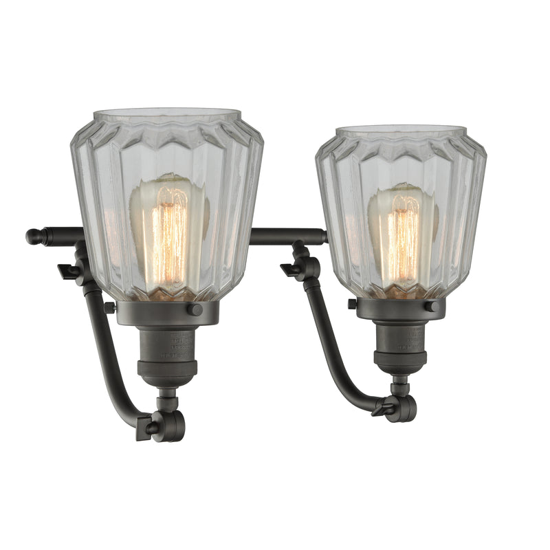 Innovations Lighting Chatham 2 Light Bath Vanity Light Part Of The Franklin Restoration Collection 515-2W-OB-G142