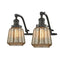 Chatham Bath Vanity Light shown in the Oil Rubbed Bronze finish with a Mercury shade