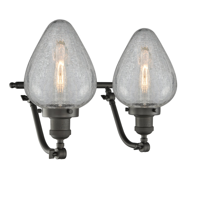 Innovations Lighting Geneseo 2 Light Bath Vanity Light Part Of The Franklin Restoration Collection 515-2W-OB-G165