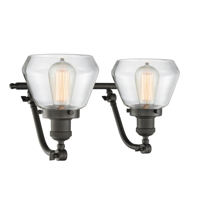 Innovations Lighting Fulton 2 Light Bath Vanity Light Part Of The Franklin Restoration Collection 515-2W-OB-G172
