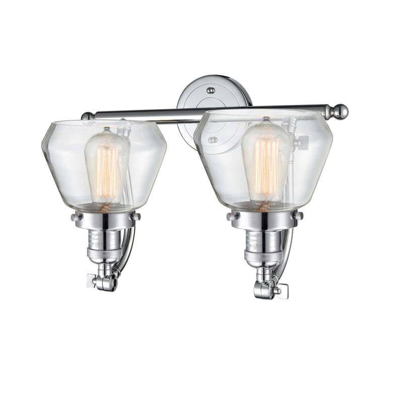 Innovations Lighting Fulton 2 Light Bath Vanity Light Part Of The Franklin Restoration Collection 515-2W-PC-G172-LED