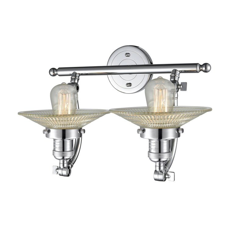 Innovations Lighting Halophane 2 Light Bath Vanity Light Part Of The Franklin Restoration Collection 515-2W-PC-G2-LED