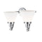 Innovations Lighting Large Cone 2 Light Bath Vanity Light Part Of The Franklin Restoration Collection 515-2W-PC-G41-LED