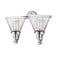Innovations Lighting Large Cone 2 Light Bath Vanity Light Part Of The Franklin Restoration Collection 515-2W-PC-G42-LED