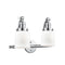 Bell Bath Vanity Light shown in the Polished Chrome finish with a Matte White shade