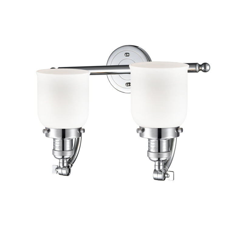 Innovations Lighting Small Bell 2 Light Bath Vanity Light Part Of The Franklin Restoration Collection 515-2W-PC-G51-LED