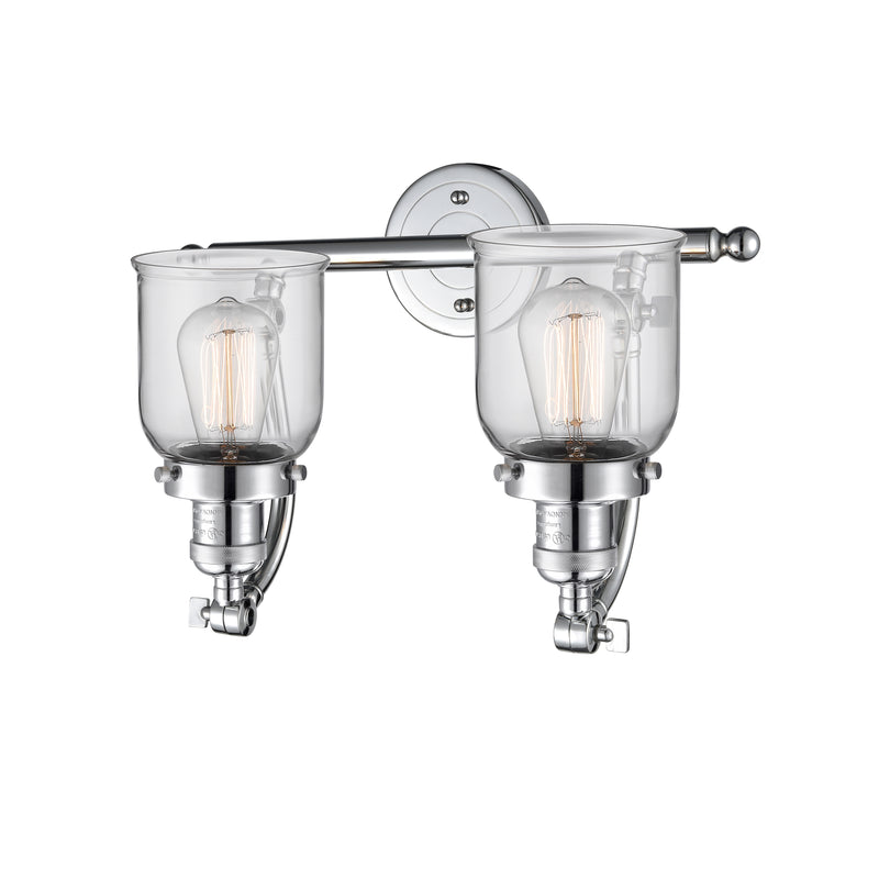 Innovations Lighting Small Bell 2 Light Bath Vanity Light Part Of The Franklin Restoration Collection 515-2W-PC-G52-LED