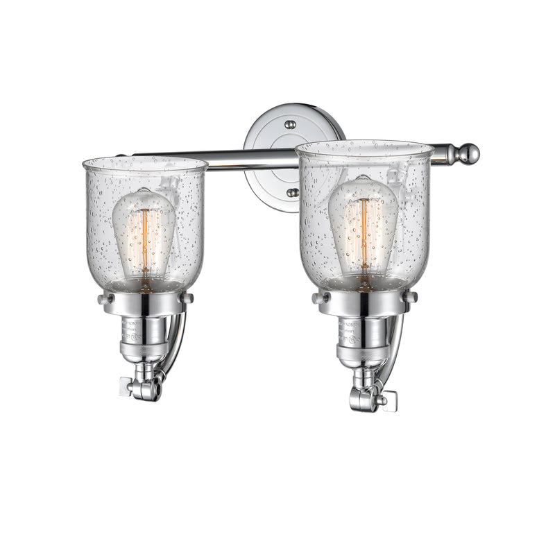 Innovations Lighting Small Bell 2 Light Bath Vanity Light Part Of The Franklin Restoration Collection 515-2W-PC-G54-LED